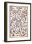 Aesop, Frontispiece to 'Aesop's Fables' by William Caxton-null-Framed Premium Giclee Print