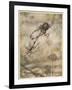 Aesop, Gnat and the Lion-Arthur Rackham-Framed Art Print