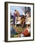 Aesop, Greek Fabulist, C1900-null-Framed Giclee Print