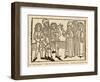Aesop Greek Writer of Fables as Depicted by an Anonymous Medieval Woodcut Artist-null-Framed Art Print