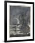 Aesop, Moon and Mother-Arthur Rackham-Framed Art Print