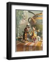 Aesop's Fables, City Mouse and Country Mouse-null-Framed Art Print