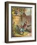 Aesop's Fables, Sour Grapes-null-Framed Art Print