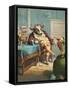 Aesop's Fables, the Ox and the Frogs-null-Framed Stretched Canvas