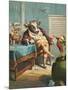 Aesop's Fables, the Ox and the Frogs-null-Mounted Art Print