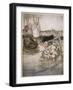 Aesop, the Two Pots-Arthur Rackham-Framed Art Print