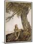 Aesop, Travellers, Tree-Arthur Rackham-Mounted Art Print