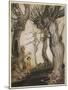 Aesop, Trees and the Axe-Arthur Rackham-Mounted Art Print