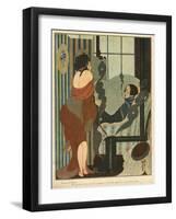 Aesthetic Couple 1919-Gerda Wegener-Framed Art Print