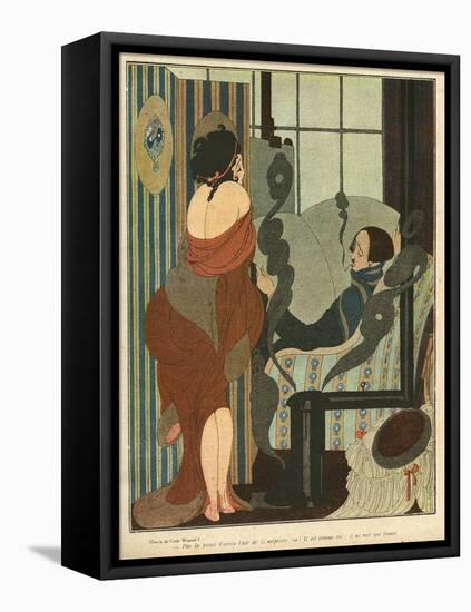 Aesthetic Couple 1919-Gerda Wegener-Framed Stretched Canvas