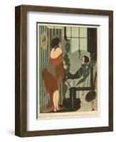 Aesthetic Couple 1919-Gerda Wegener-Framed Art Print