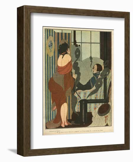 Aesthetic Couple 1919-Gerda Wegener-Framed Art Print