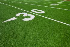 Thirty Yard Line - Football-aetb-Photographic Print