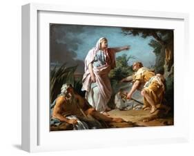 Aethra Showing her Son Theseus the Place Where his Father had Hidden his Arms, 1768-Nicolas Guy Brenet-Framed Giclee Print