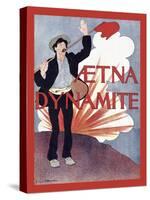 Aetna Dynamite-Edward Penfield-Stretched Canvas