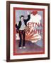 Aetna Dynamite-Edward Penfield-Framed Art Print