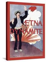 Aetna Dynamite-Edward Penfield-Stretched Canvas