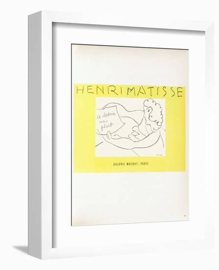 AF 1945 - Galerie Maeght-Henri Matisse-Framed Collectable Print