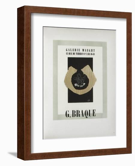 AF 1946 - Galerie Maeght-Georges Braque-Framed Collectable Print