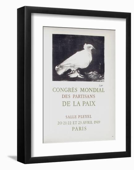 AF 1949 - Congres Mondial des Partisans de la Paix-Pablo Picasso-Framed Collectable Print