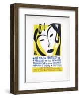 AF 1950 - Maison De La Pensée Française-Henri Matisse-Framed Collectable Print