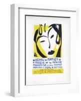 AF 1950 - Maison De La Pensée Française-Henri Matisse-Framed Collectable Print