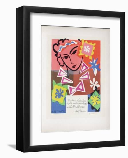 AF 1951 - Bal De L'Ecole Des Arts Décoratifs-Henri Matisse-Framed Collectable Print