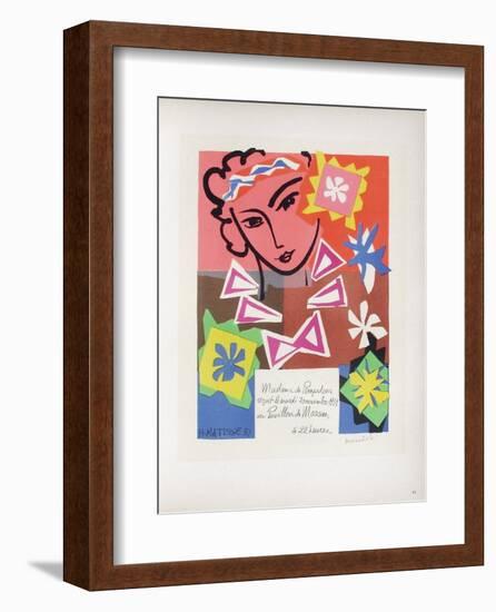 AF 1951 - Bal De L'Ecole Des Arts Décoratifs-Henri Matisse-Framed Collectable Print