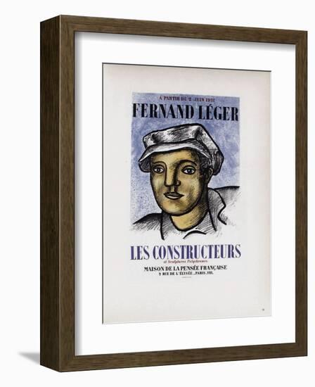AF 1951 - Maison De La Pensée Française-Fernand Leger-Framed Collectable Print