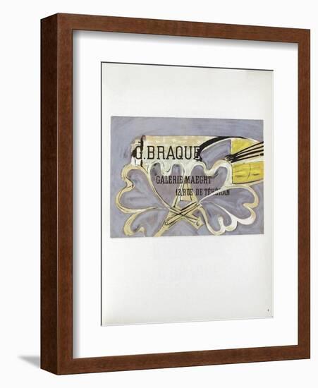 AF 1952 - Galerie Maeght-Georges Braque-Framed Collectable Print