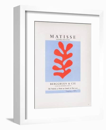 AF 1953 - Berggruen Et Cie-Henri Matisse-Framed Collectable Print