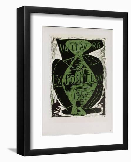 AF 1953 - Exposition Vallauris-Pablo Picasso-Framed Collectable Print