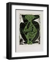 AF 1953 - Exposition Vallauris-Pablo Picasso-Framed Collectable Print