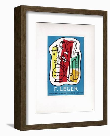 AF 1953 - Galerie Louis Carré-Fernand Leger-Framed Collectable Print