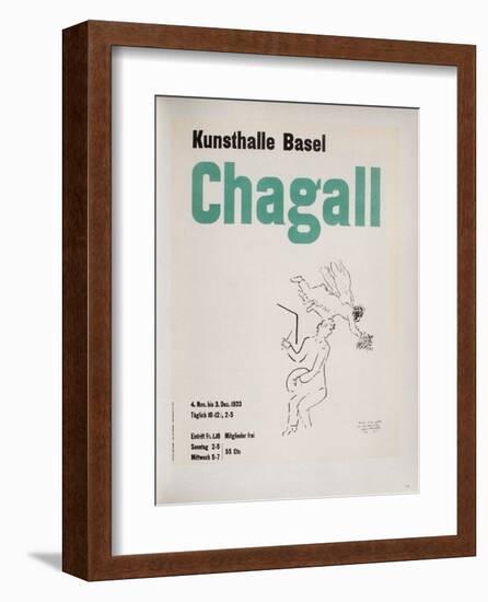 AF 1953 - Kunsthalle Basel-Marc Chagall-Framed Collectable Print