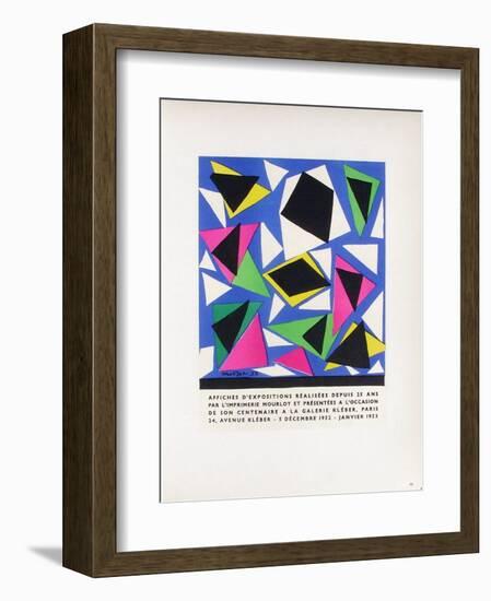 AF 1953 - Mourlot A La Galerie Kleber-Henri Matisse-Framed Collectable Print