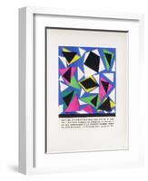 AF 1953 - Mourlot A La Galerie Kleber-Henri Matisse-Framed Collectable Print