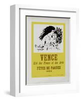 AF 1953 - Vence Fêtes De Pâques-Marc Chagall-Framed Collectable Print