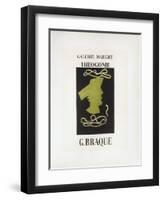 AF 1954 - Galerie Maeght-Georges Braque-Framed Collectable Print