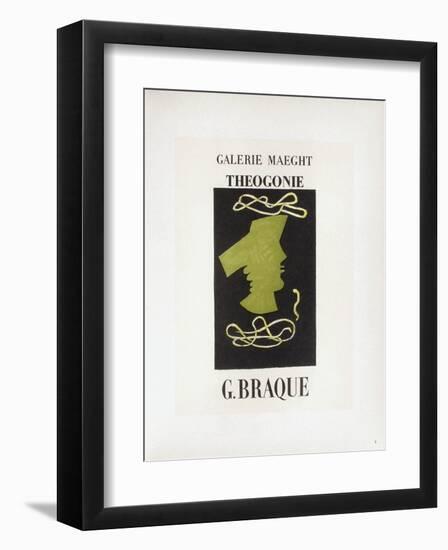 AF 1954 - Galerie Maeght-Georges Braque-Framed Collectable Print