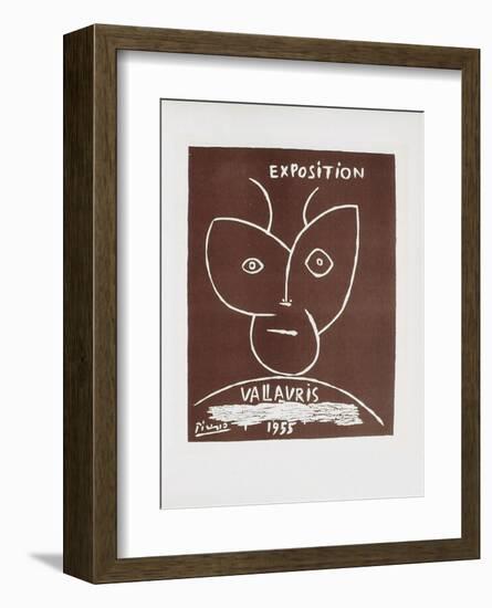 AF 1955 - Exposition Vallauris II-Pablo Picasso-Framed Collectable Print