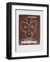 AF 1955 - Exposition Vallauris II-Pablo Picasso-Framed Collectable Print