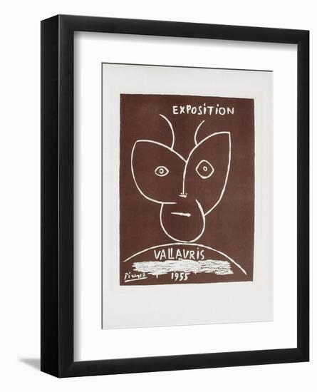 AF 1955 - Exposition Vallauris II-Pablo Picasso-Framed Collectable Print