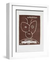 AF 1955 - Exposition Vallauris II-Pablo Picasso-Framed Collectable Print