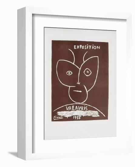 AF 1955 - Exposition Vallauris II-Pablo Picasso-Framed Collectable Print