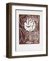 AF 1955 - Exposition Vallauris III-Pablo Picasso-Framed Collectable Print