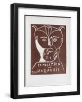 AF 1955 - Exposition Vallauris-Pablo Picasso-Framed Collectable Print