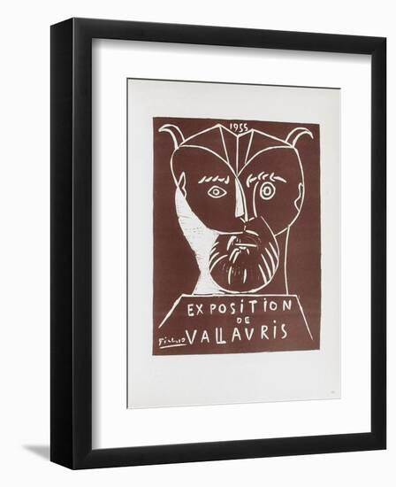 AF 1955 - Exposition Vallauris-Pablo Picasso-Framed Collectable Print