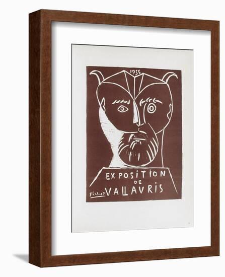 AF 1955 - Exposition Vallauris-Pablo Picasso-Framed Collectable Print