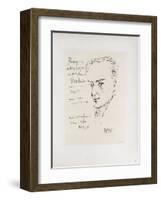 AF 1955 - Hommage à Machado-Pablo Picasso-Framed Collectable Print